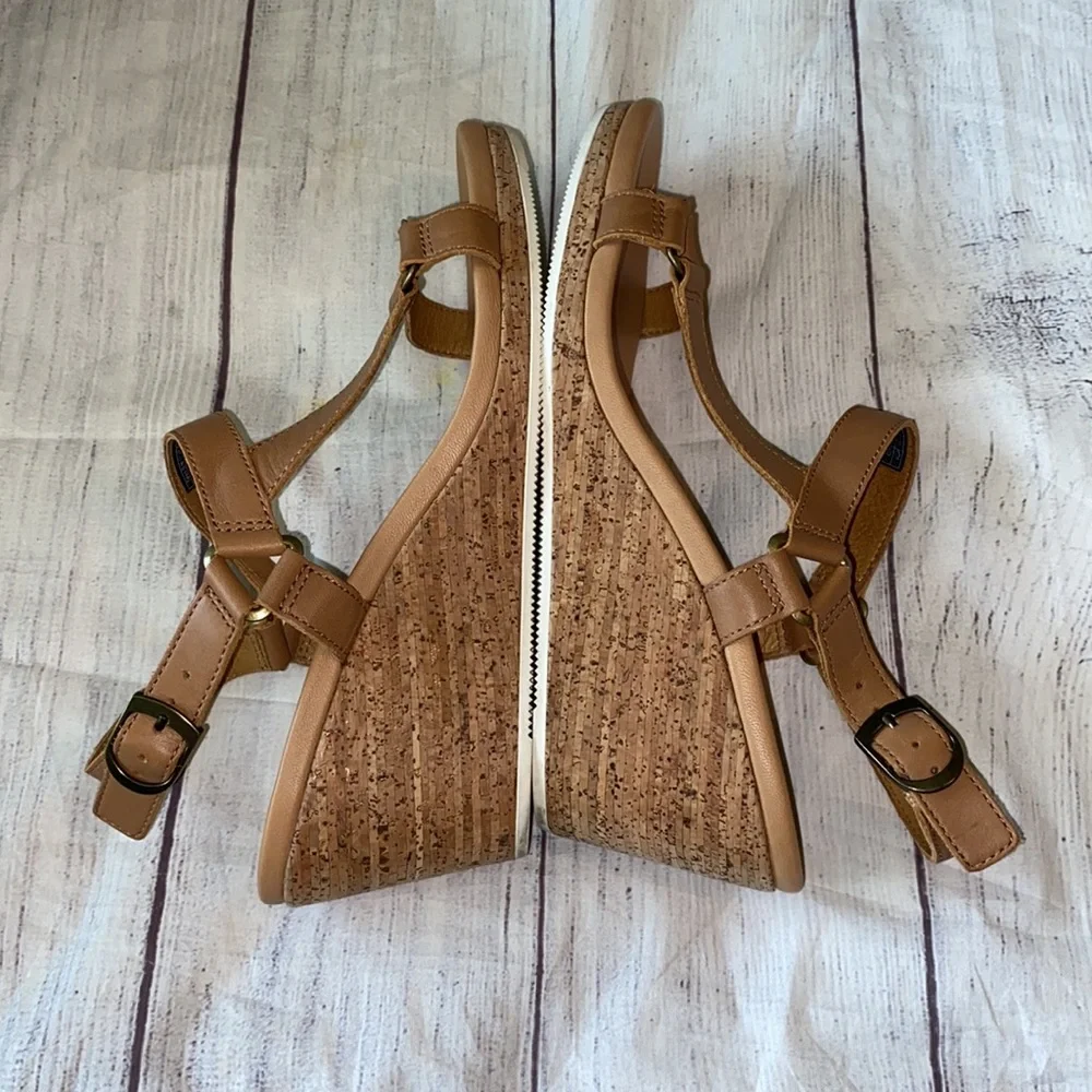 Teva Tan Cork Wedge Sandals